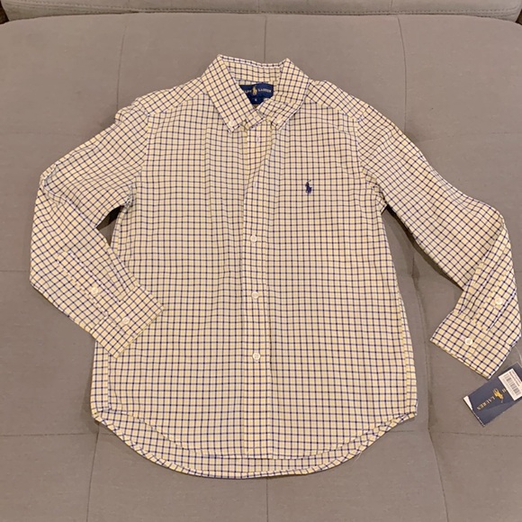 NEW Ralph Lauren L/S button down shirt size 6 boys - Picture 1 of 4